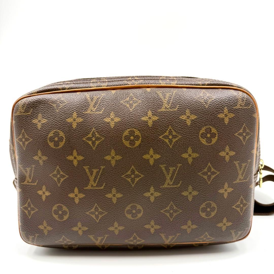 【鑑定済】ルイヴィトン モノグラム ショルダーバッグ リポーター PM
