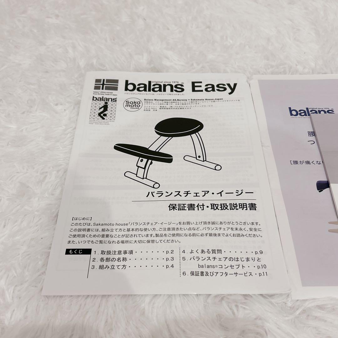 【美品】サカモトハウス バランスチェア バランスイージー 専用カバー付 リボ社