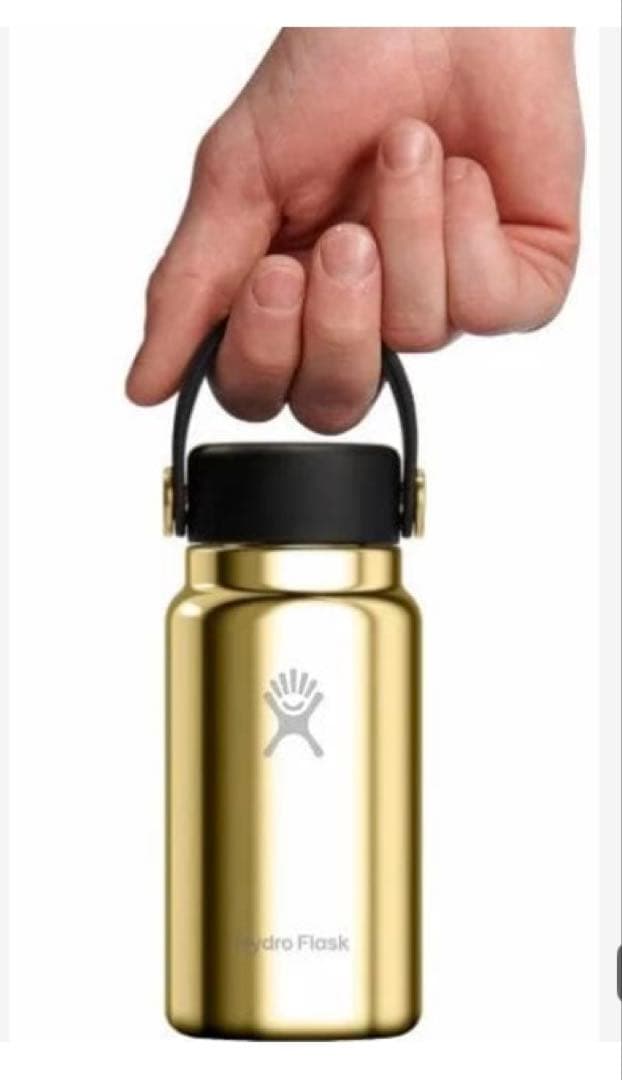 ☆日本未発売☆hydro flask Micro Hydro ミニボトル 金色