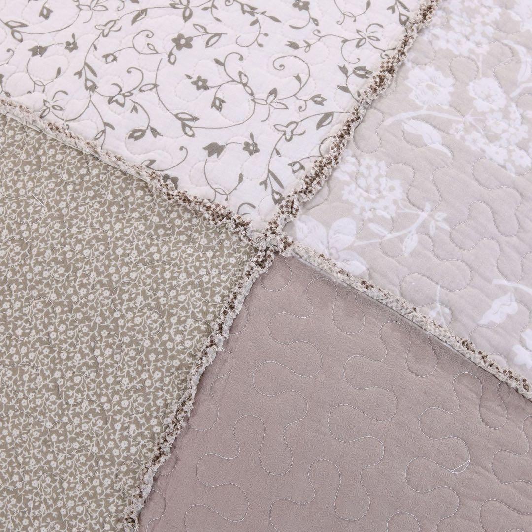 キルトベッドカバー3点セット綿マルチカバー キルティング 2745