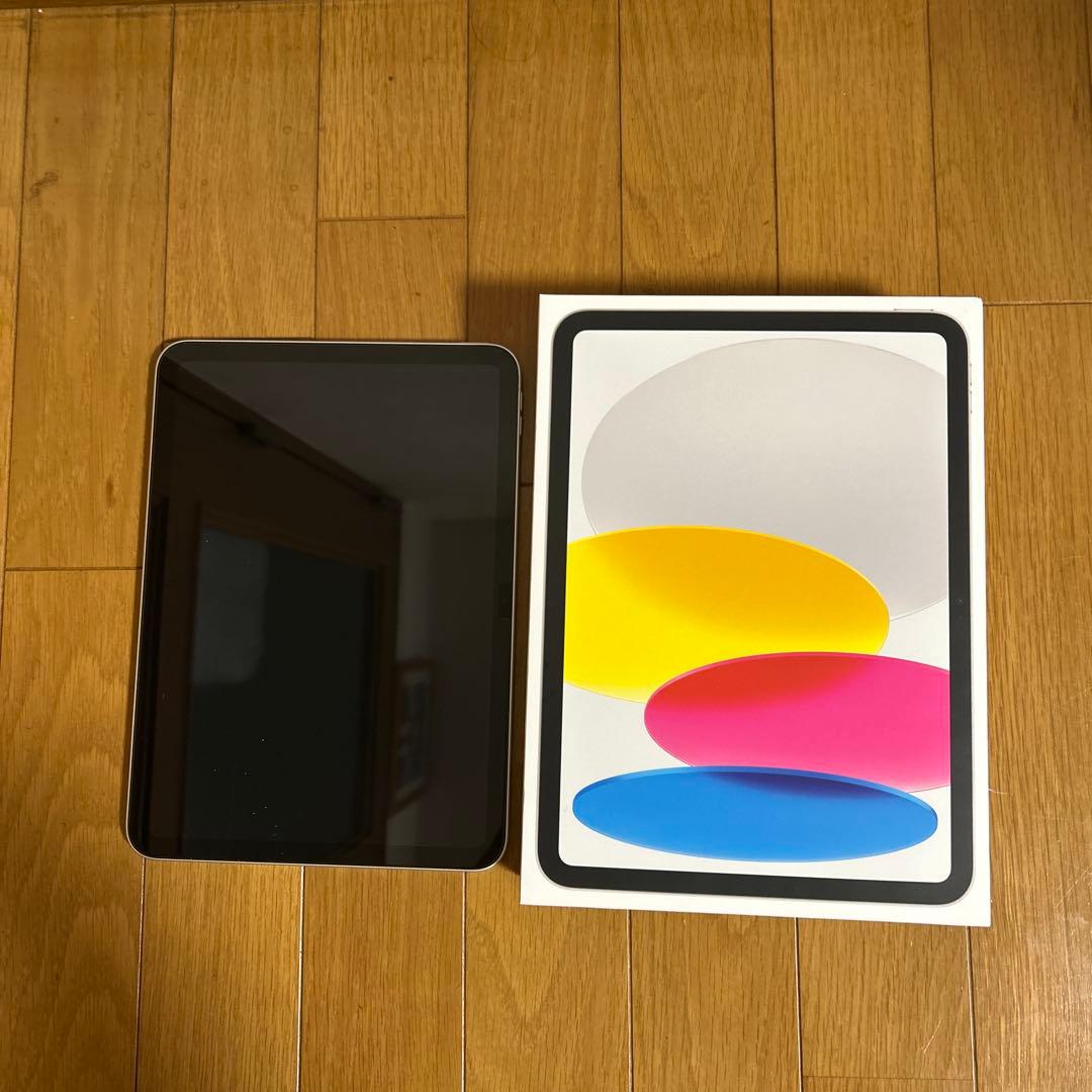 Apple iPad 10.9インチ 第10世代シルバー ケース、タッチペン付