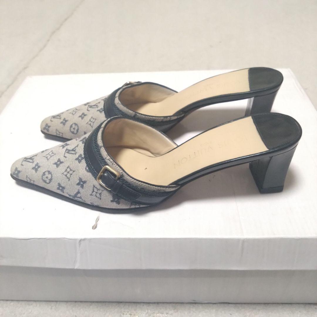 正規品 ルイヴィトン ミュール モノグラムミニ 23.5cm