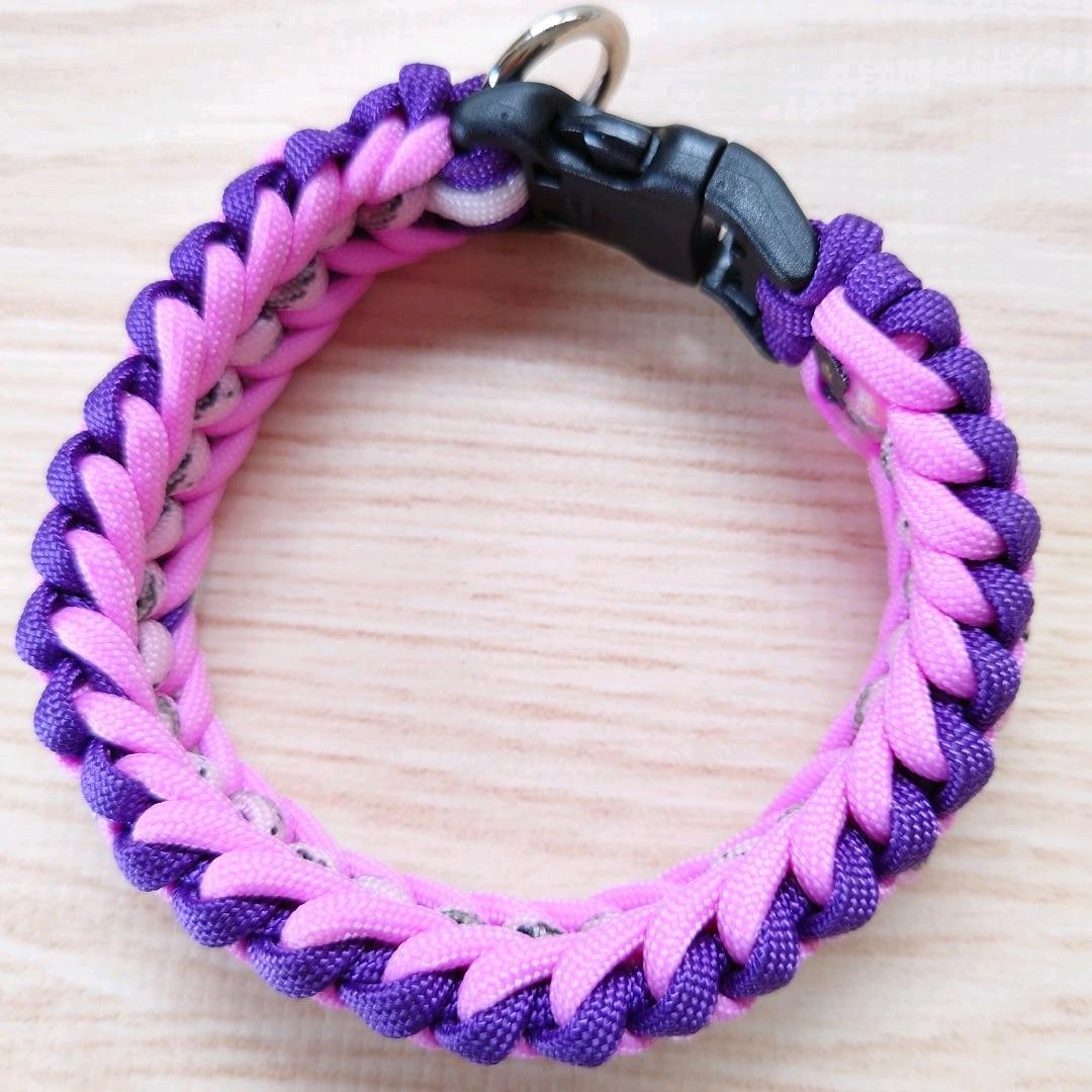 パラコード❥リード❥太め　ピンク系　№022