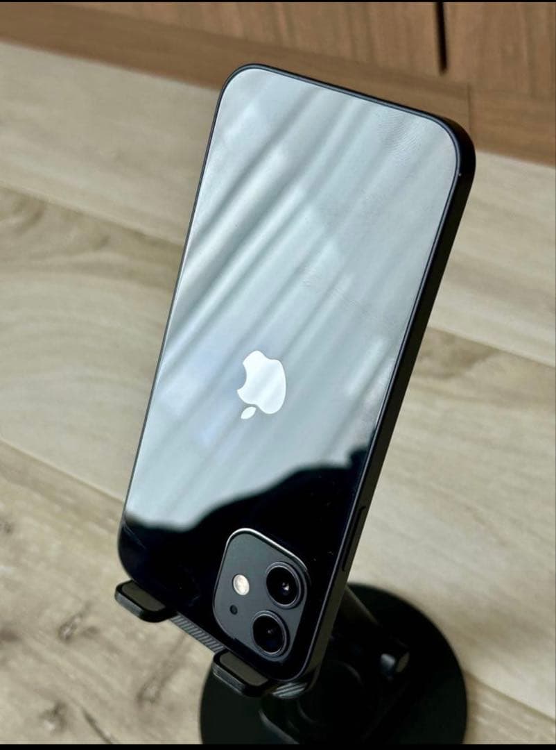 【美品】Apple iPhone 12 ブラック 64G SIMフリー