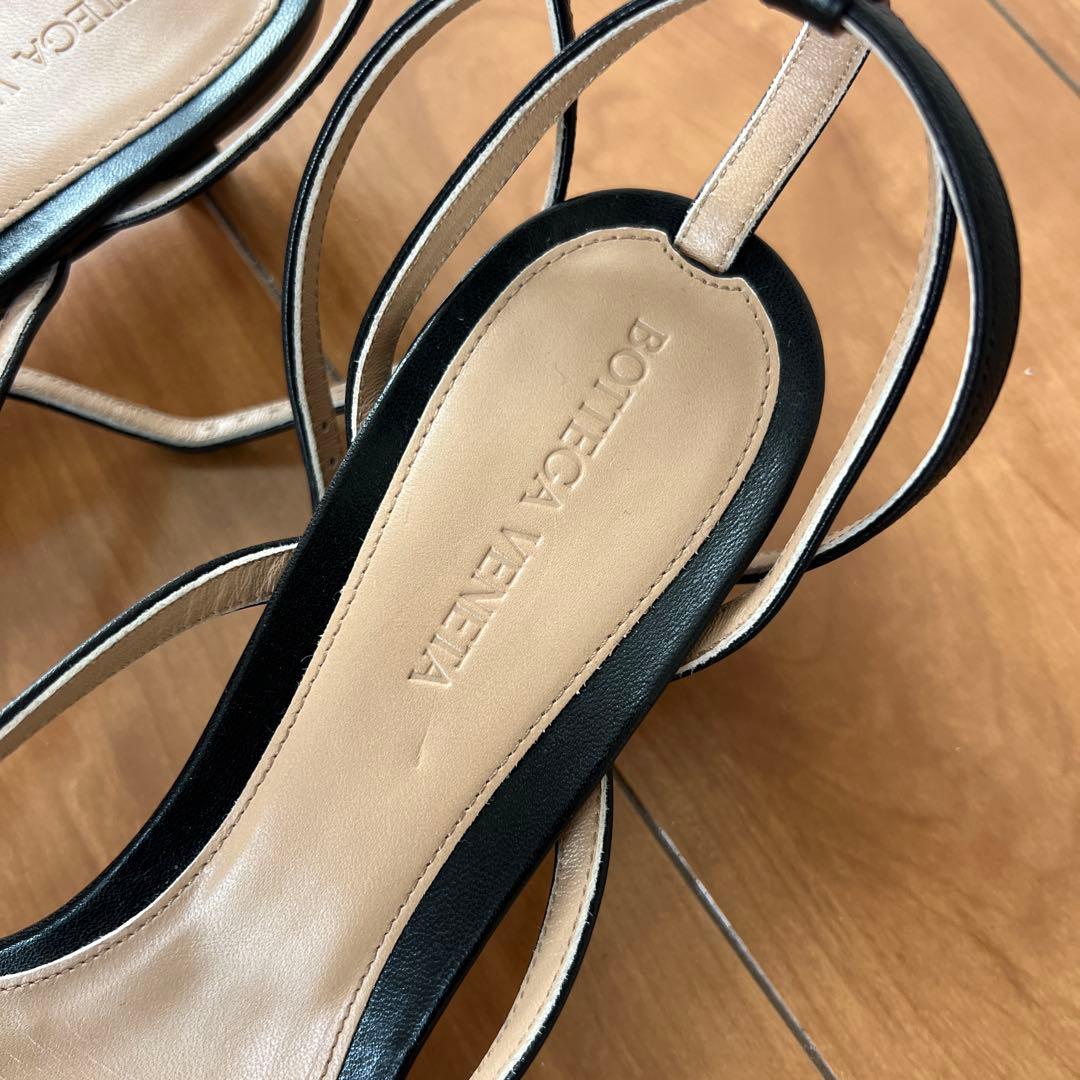 BOTTEGA VENETA ブラック サンダル 38