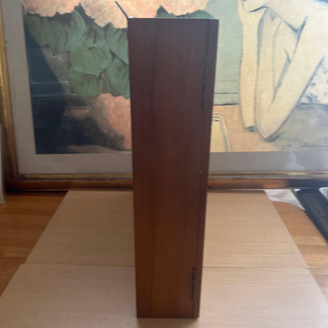 木製ガラス扉付き標本箱 16マス