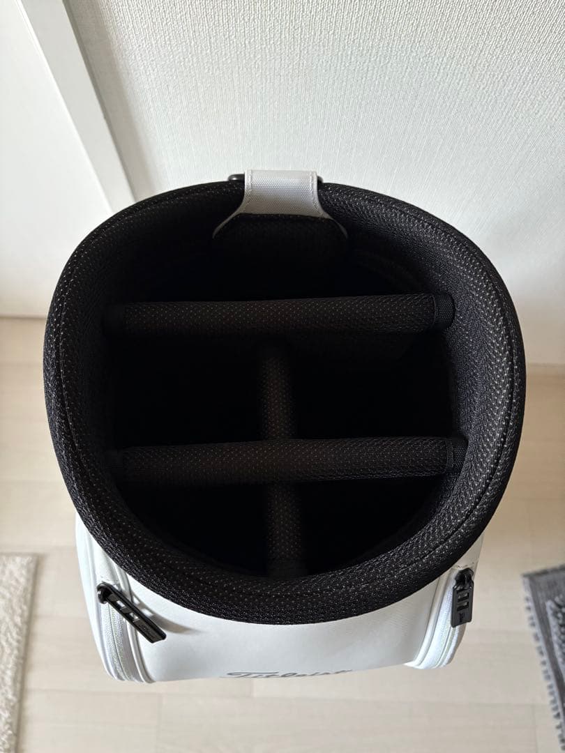 Titleist ホワイト キャディバッグ