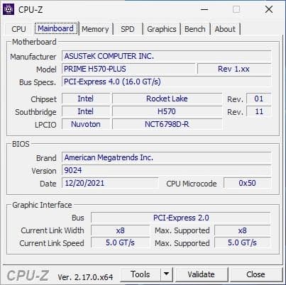 動作品 ASUS PRIME H570-PLUS ATXマザー LGA1200