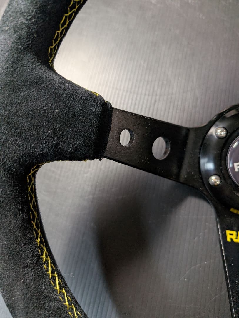 RAST スエード ステアリング ハンドル