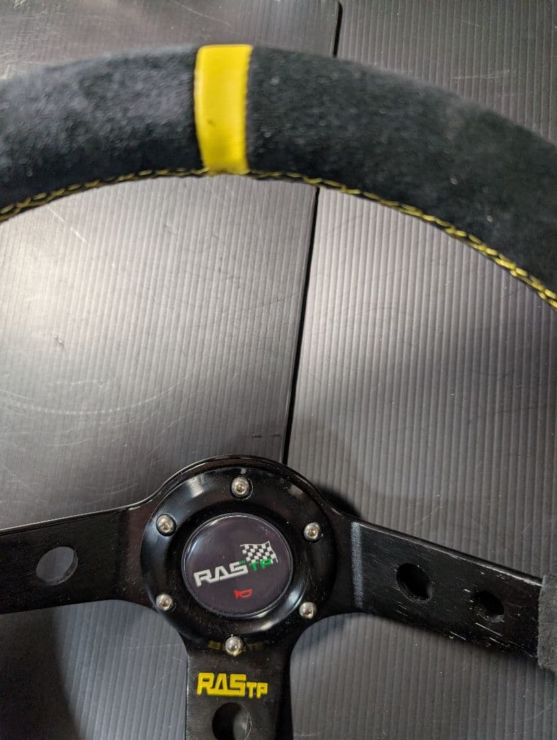 RAST スエード ステアリング ハンドル