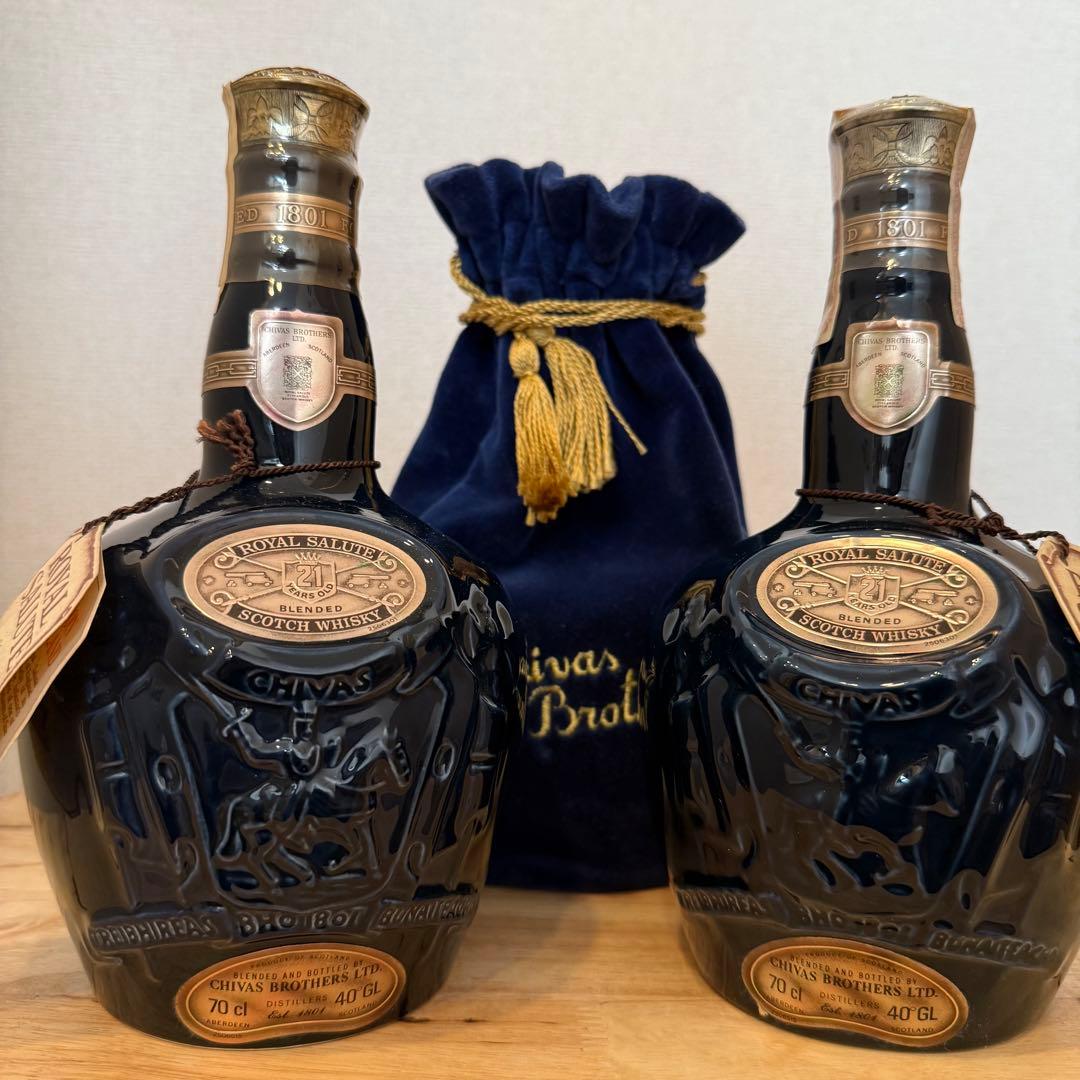 古酒CHIVAS BROTHERS  SALUTE21年2本SET
