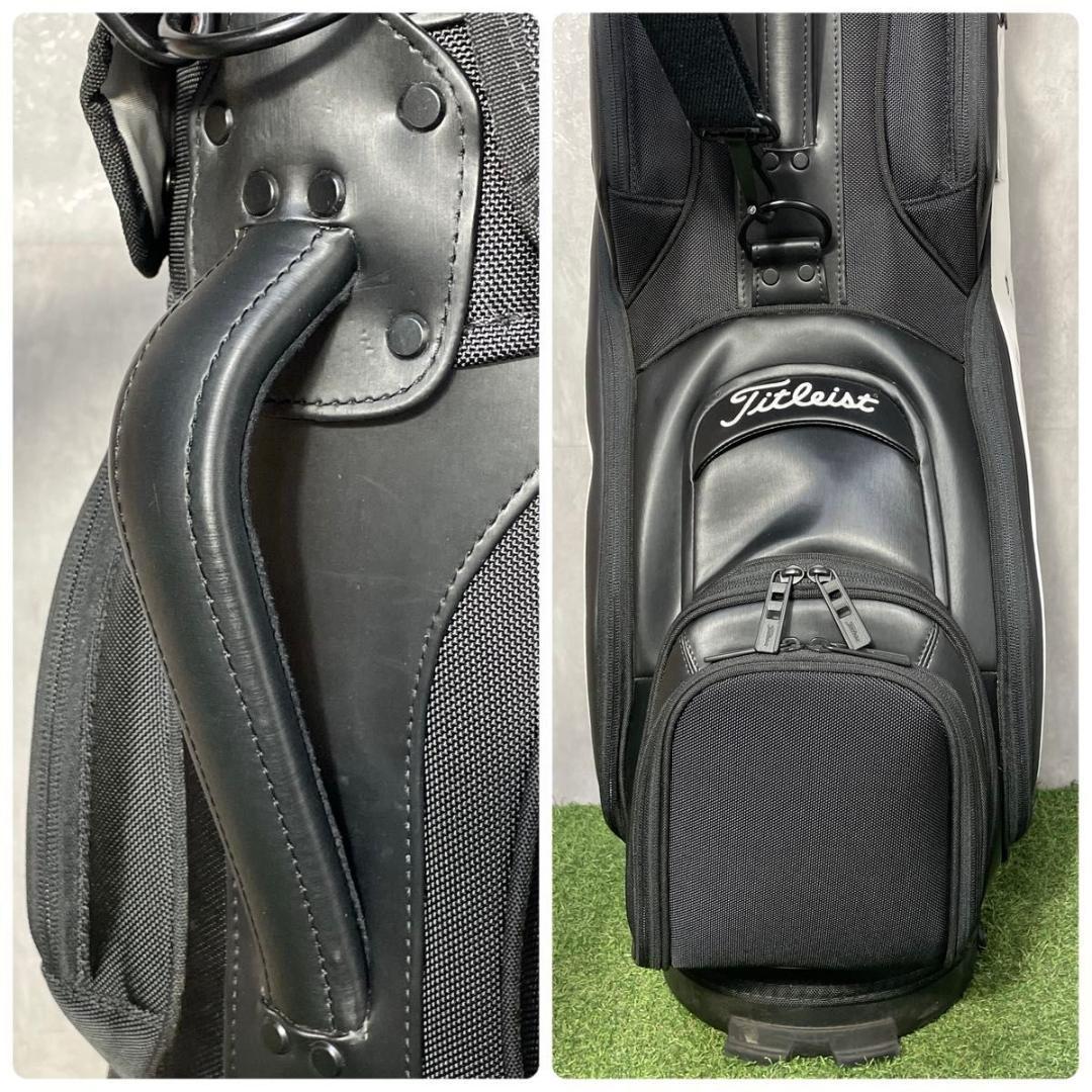 【極美品】Titleist タイトリスト キャディバッグ ゴルフバッグ ブラック