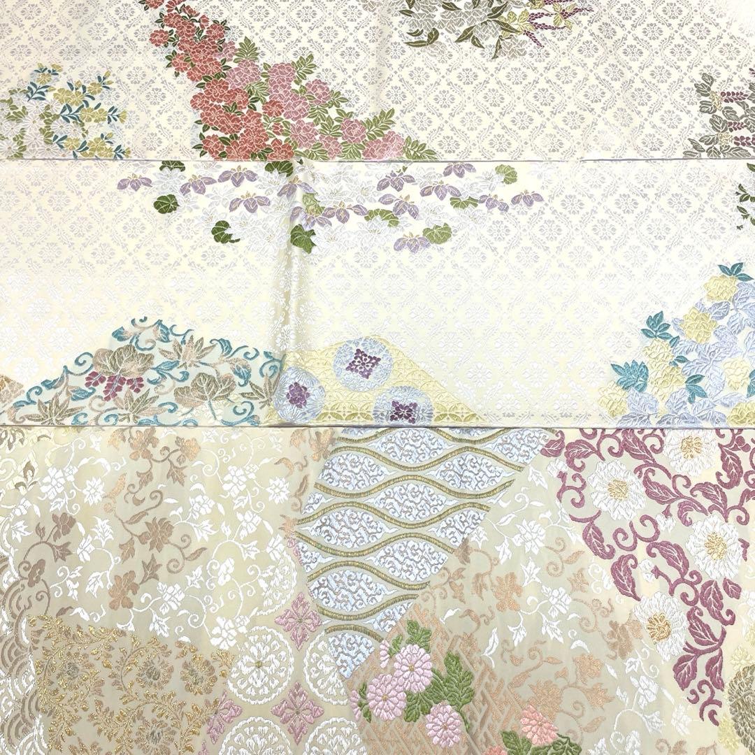 専用帯5083 ●さが美扱い 高級 正絹 全通全景 御印華唐織 両面全通 袋帯