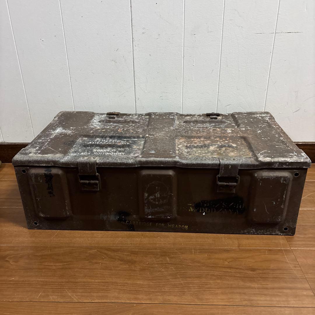 米軍　実物　迫撃砲　AMMO BOX 弾薬箱ミリタリーケース　送料無料