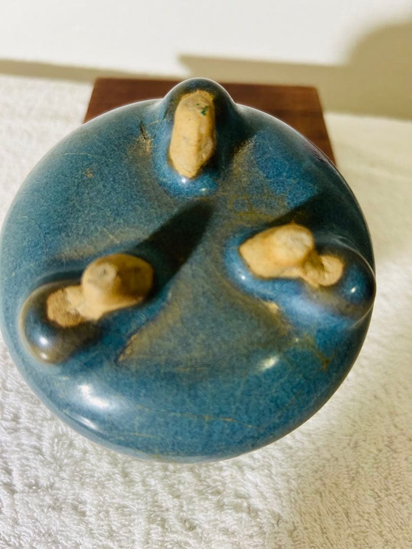 中国古美術 宋時代鈞窯壺 水指水盂