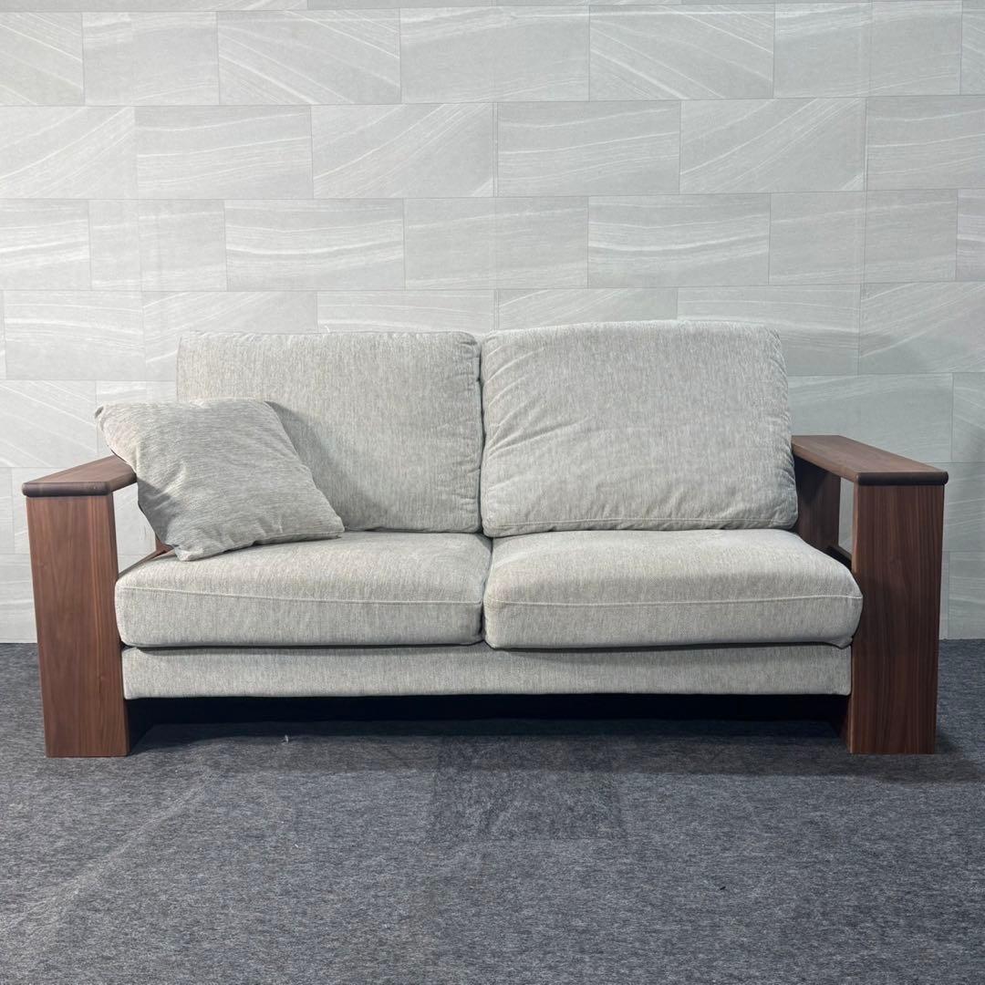 ニトリ 2人掛け ソファ ネムス 木製フレーム ファブリック 人気 d4591