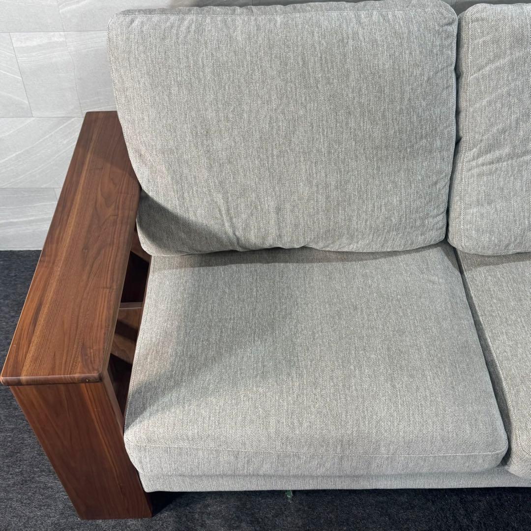 ニトリ 2人掛け ソファ ネムス 木製フレーム ファブリック 人気 d4591