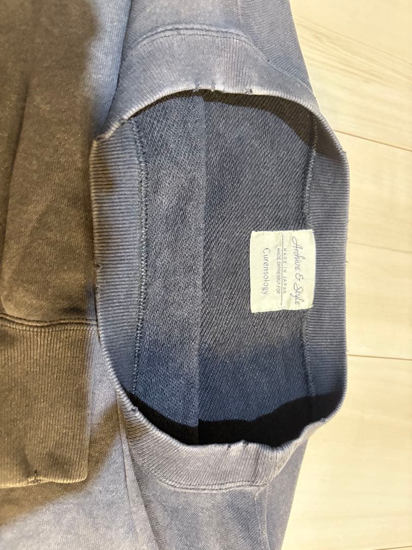 カレンソロジー Archive & Style 別注スウェット ヴィンテージ加工