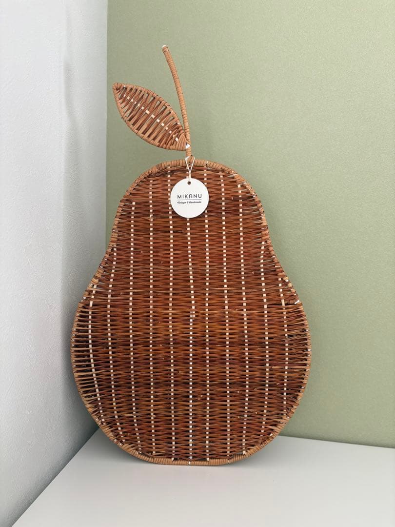 【新品未使用】MIKANU pear basket