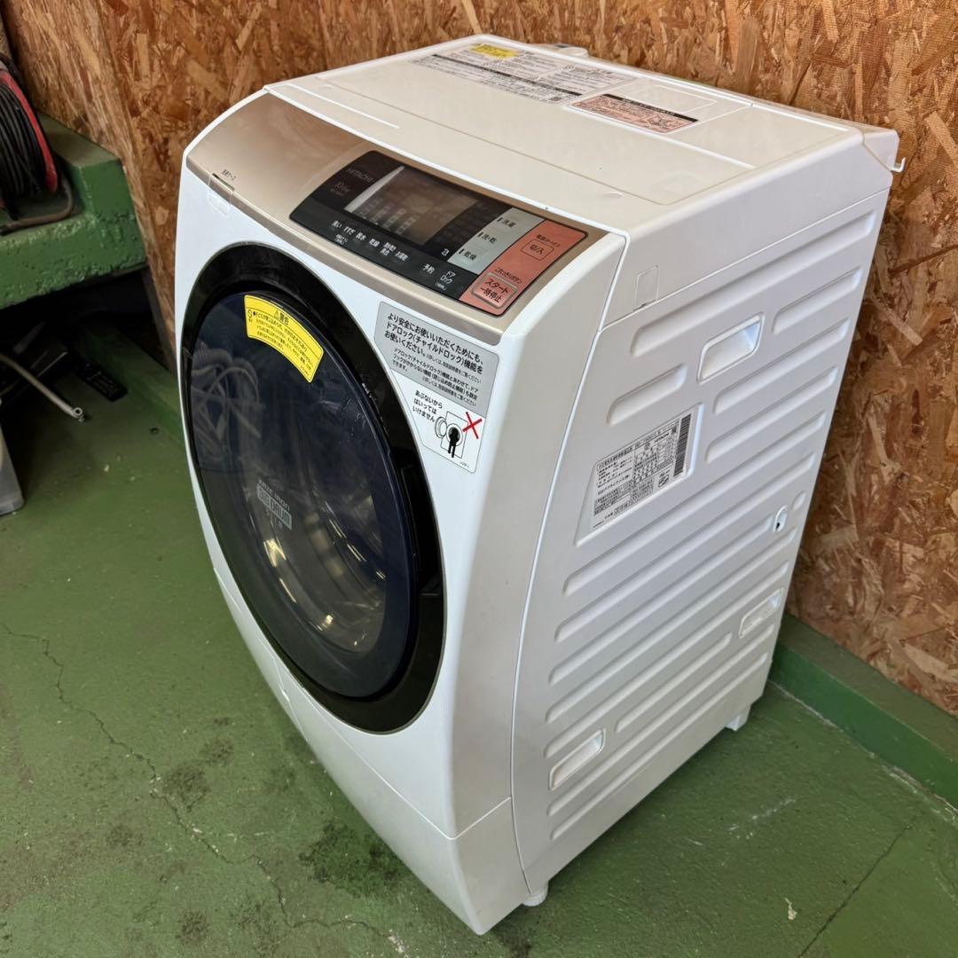 297 送料設置無料　日立　ドラム式洗濯機　10㌔　乾燥機能付き