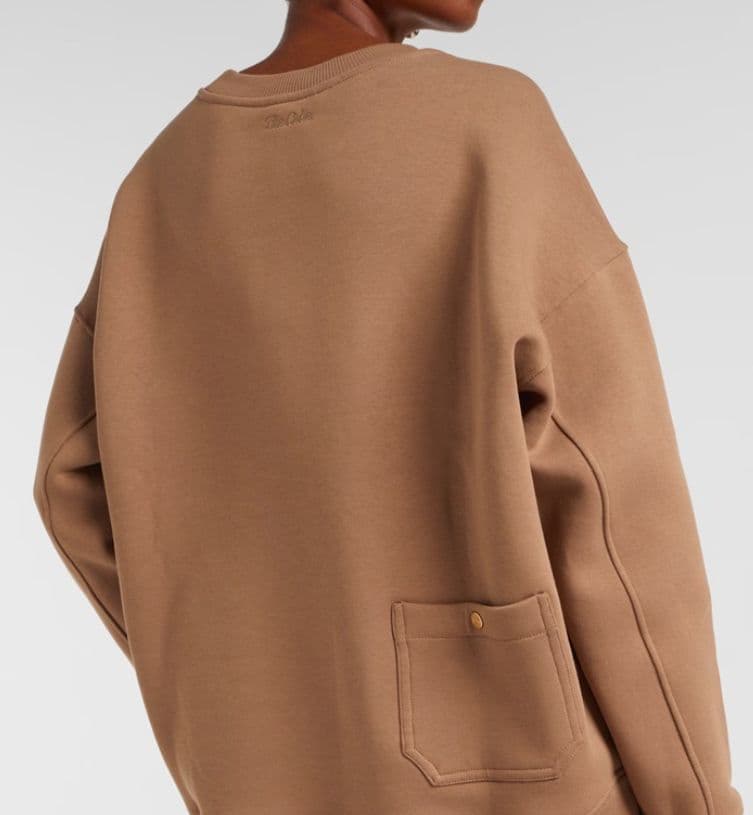 S Max Mara ベージュ クルーネック トレーナー 新品タグ付き