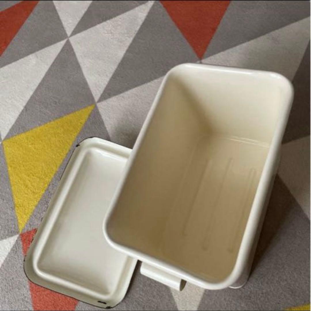 倉敷意匠 ホーロー缶 アンティーク フラワー缶 FLOUR缶