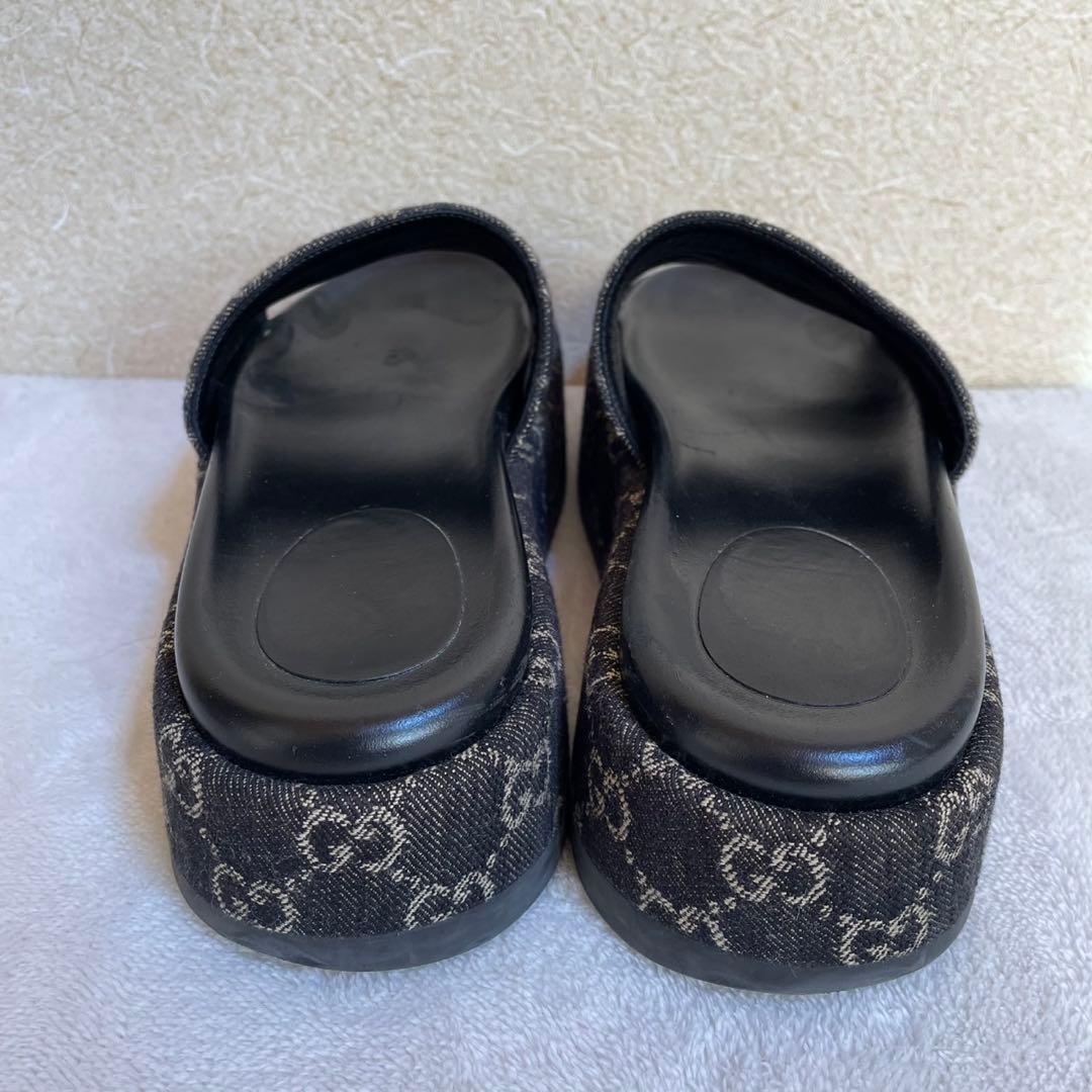 GUCCI グッチ　サンダル　総柄　GG柄