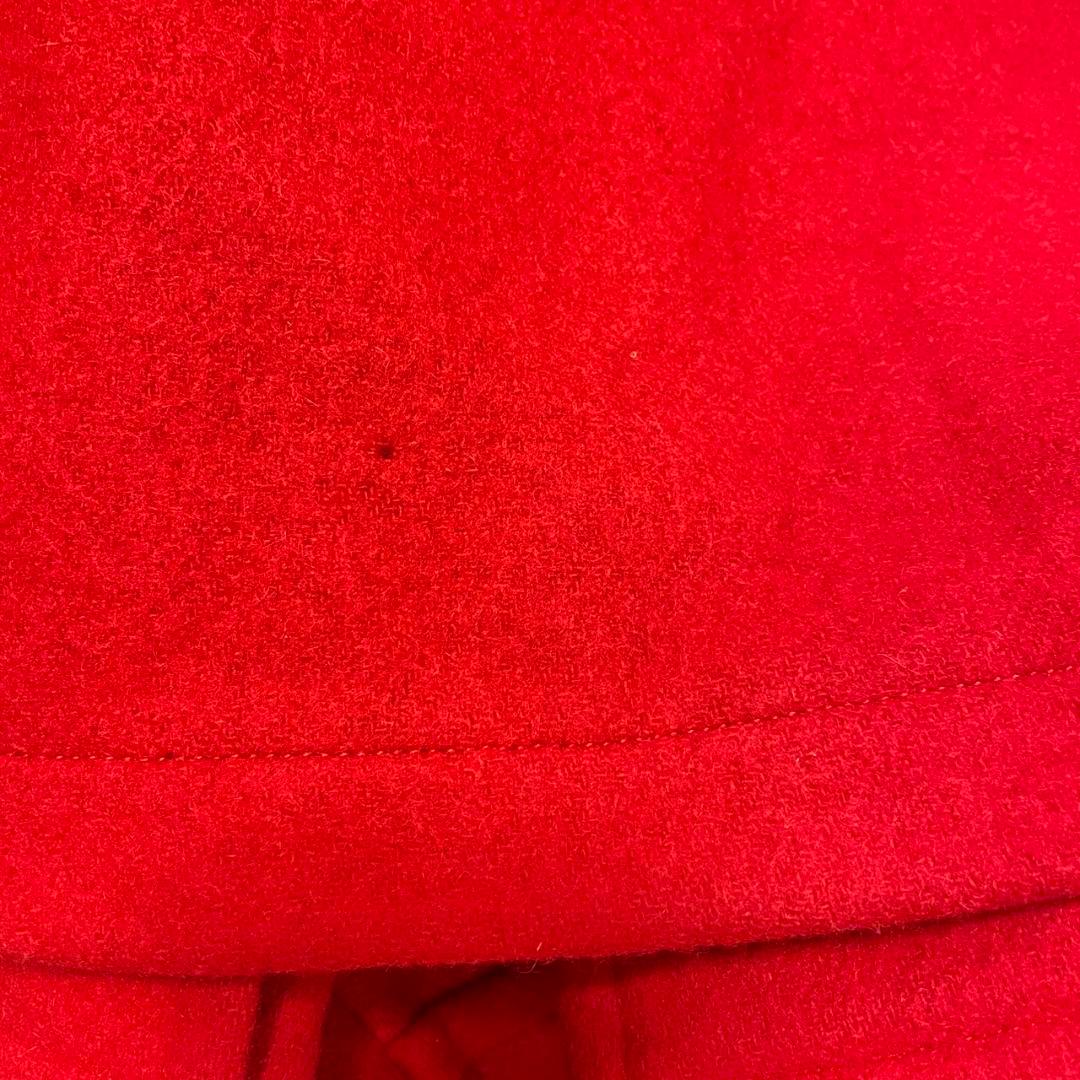 ヴァンジャケット【S】フーテッドダッフルコート レッド ヴィンテージ 菅田将暉