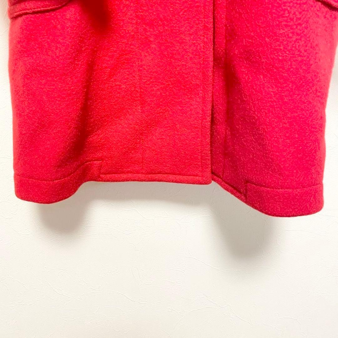 ヴァンジャケット【S】フーテッドダッフルコート レッド ヴィンテージ 菅田将暉