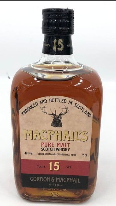 MACPHAILS 15年 ピュアモルトウイスキー 750ml