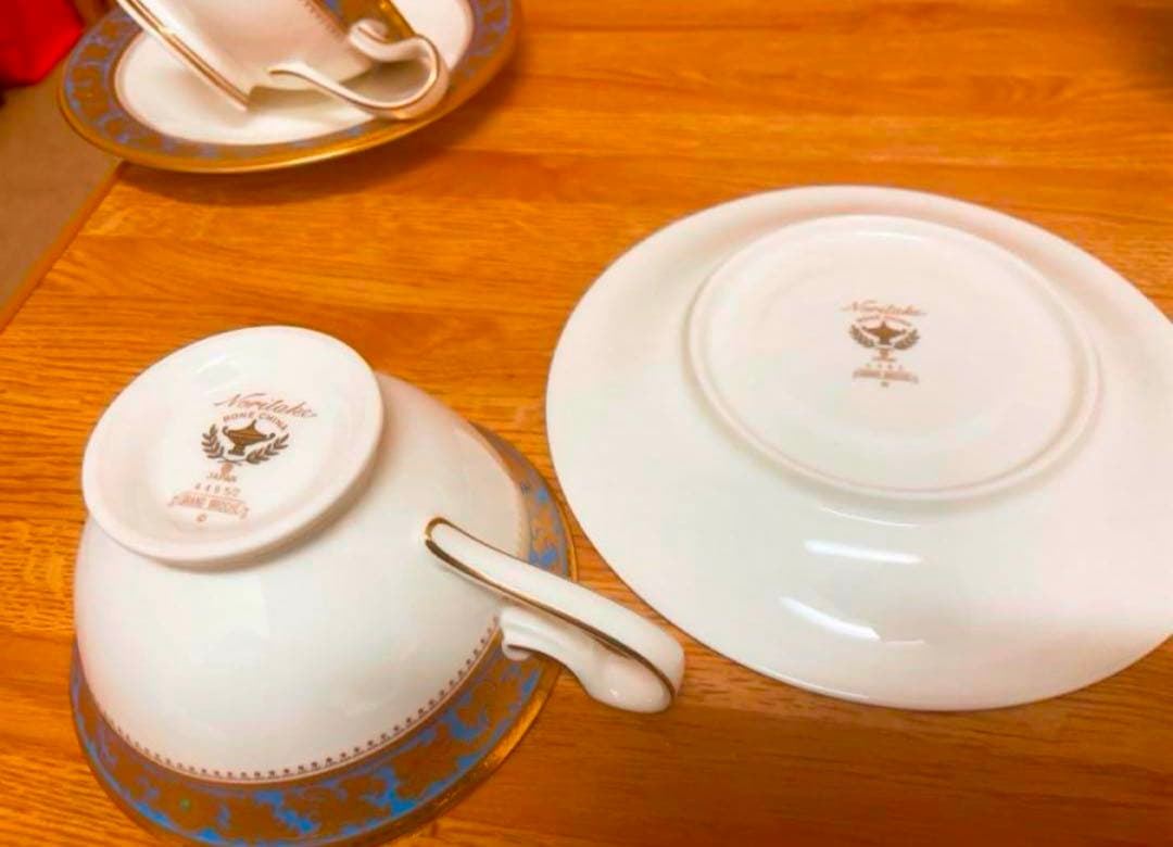 ノリタケ グランブロシェ カップ＆ソーサー ペア