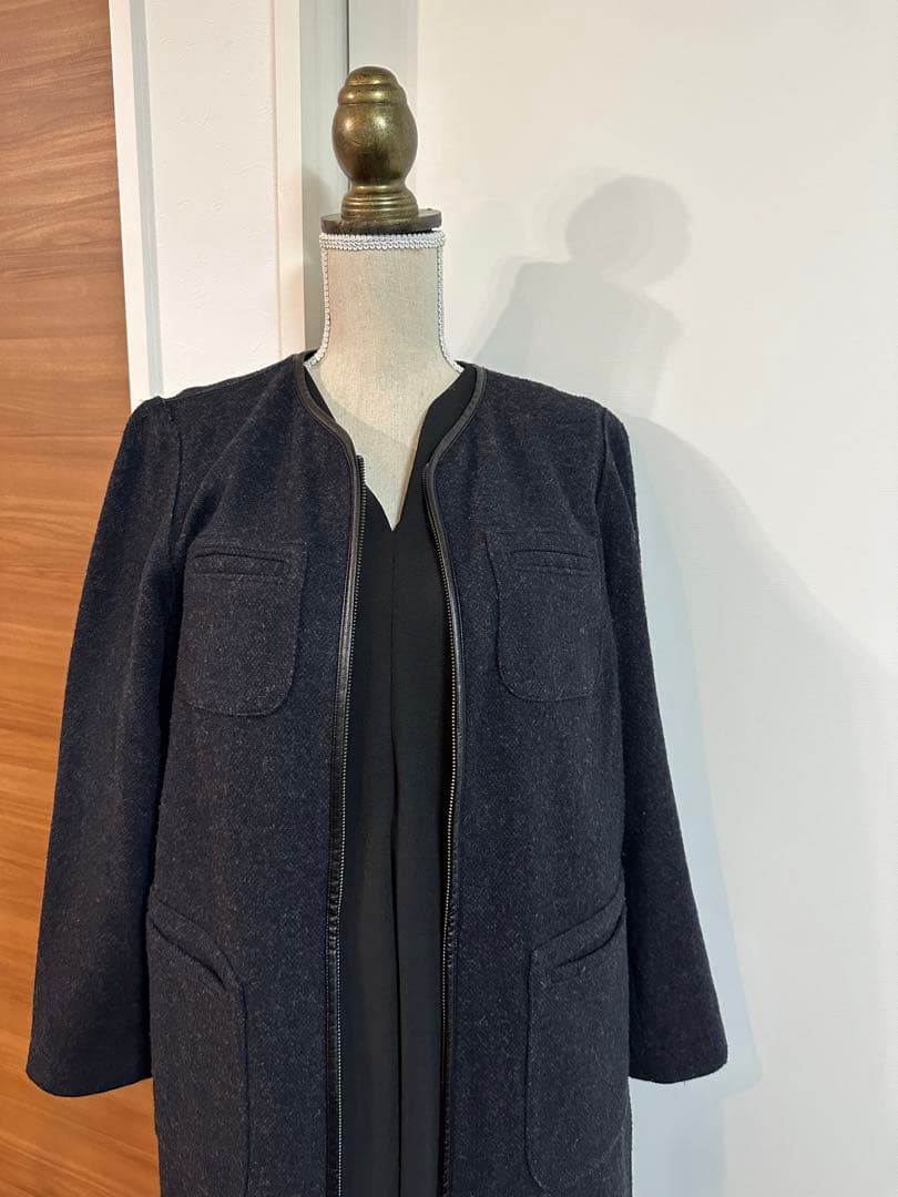 EVEX by KRIZIA コート　裏地ヒョウ柄　44