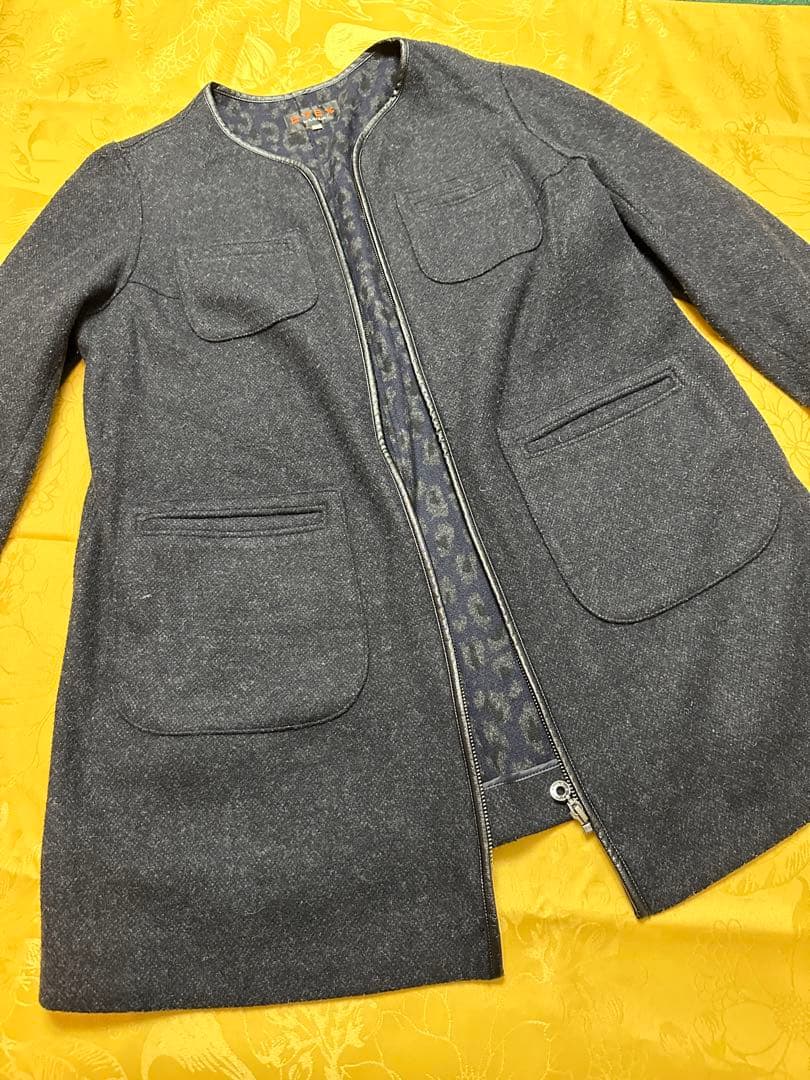 EVEX by KRIZIA コート　裏地ヒョウ柄　44