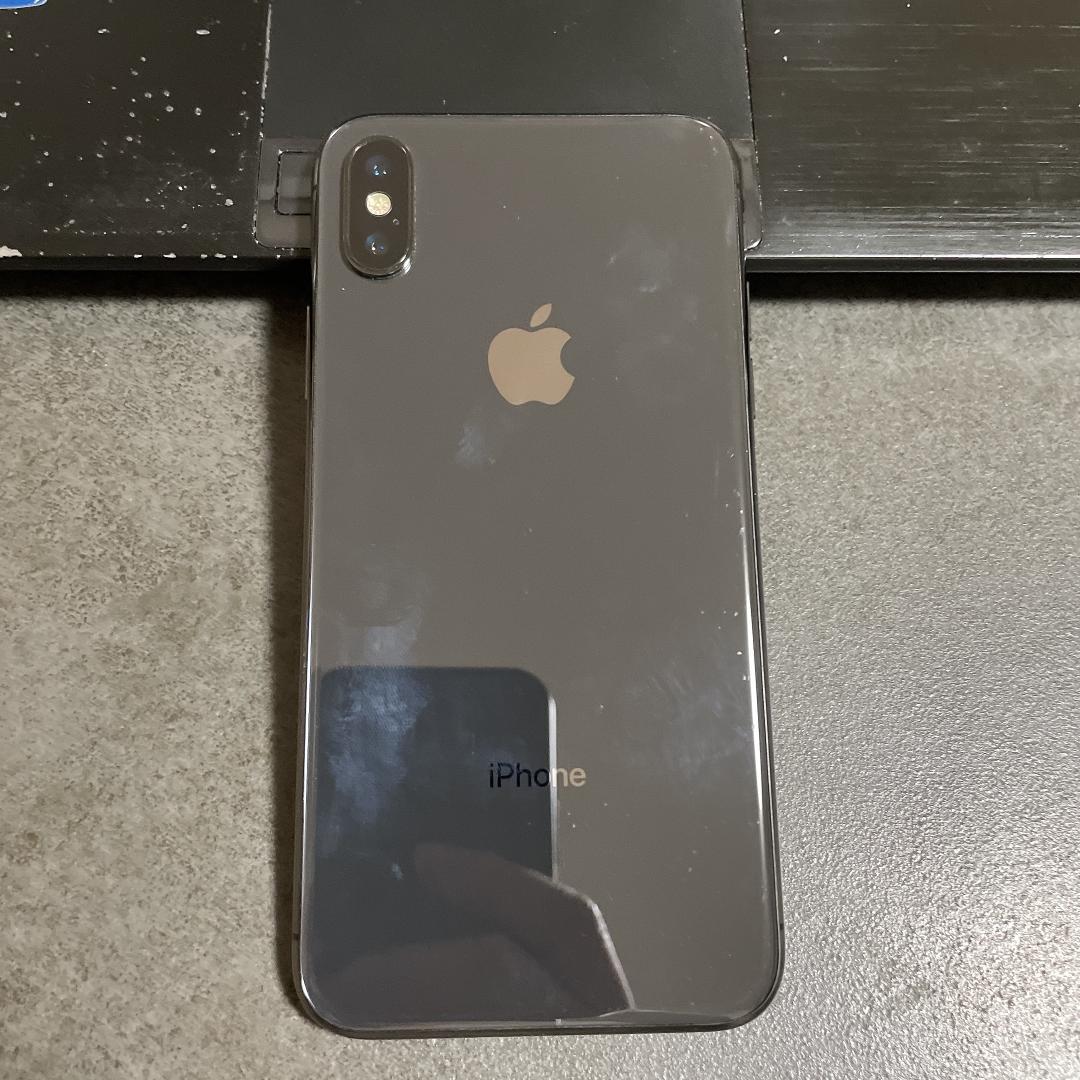 【美品】APPLE IPHONE X 64GB スペースグレイ SIMフリー