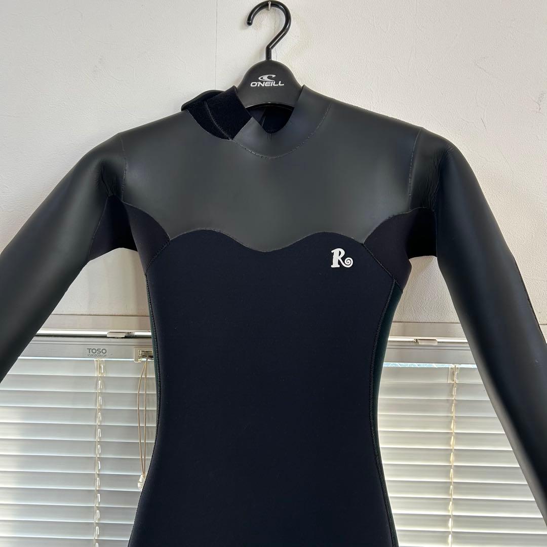 【美品】RUB TECH Dレディースウエットスーツ　フルスーツオールブラック
