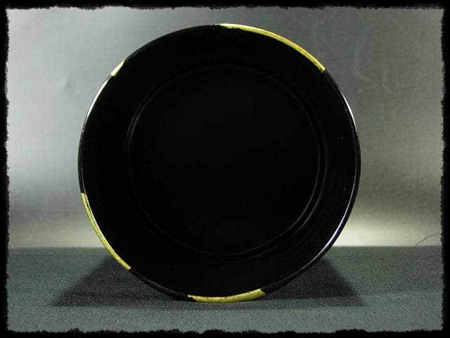 玄々斎好 葉蓋 水指 鈴木 光入木 製 曲物 金切箔 夏向 茶道具 1 g3