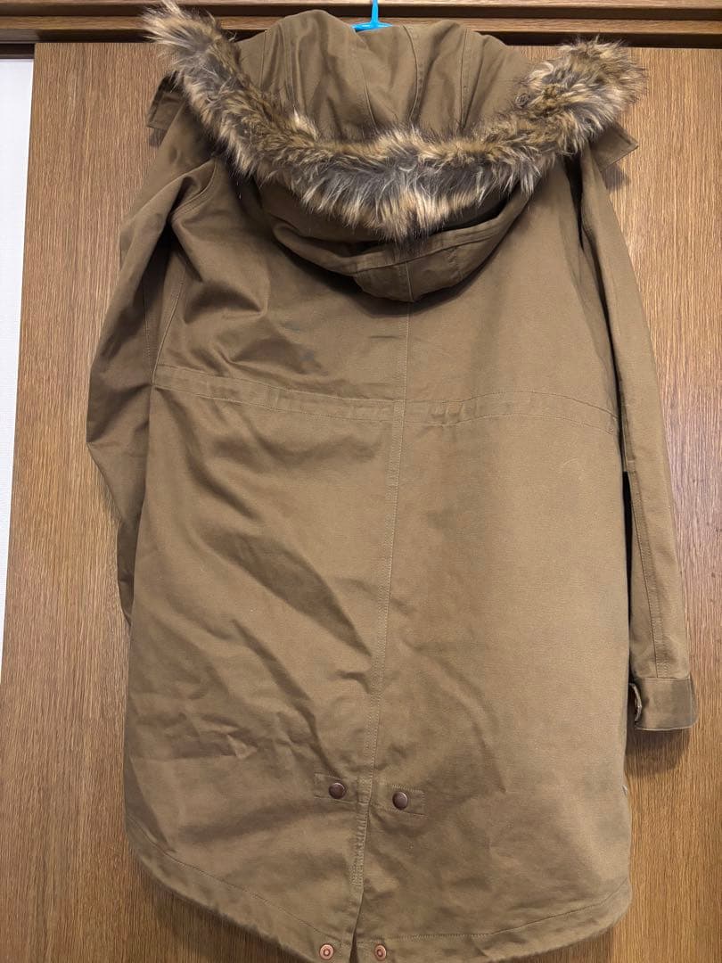 FRED PERRY カーキ モッズコート S