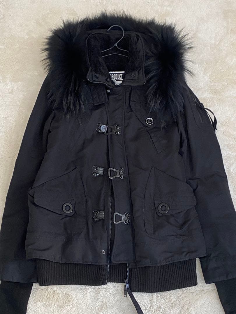 SLY スライ N3B ミリタリー モッズコート ラクーンファー y2k