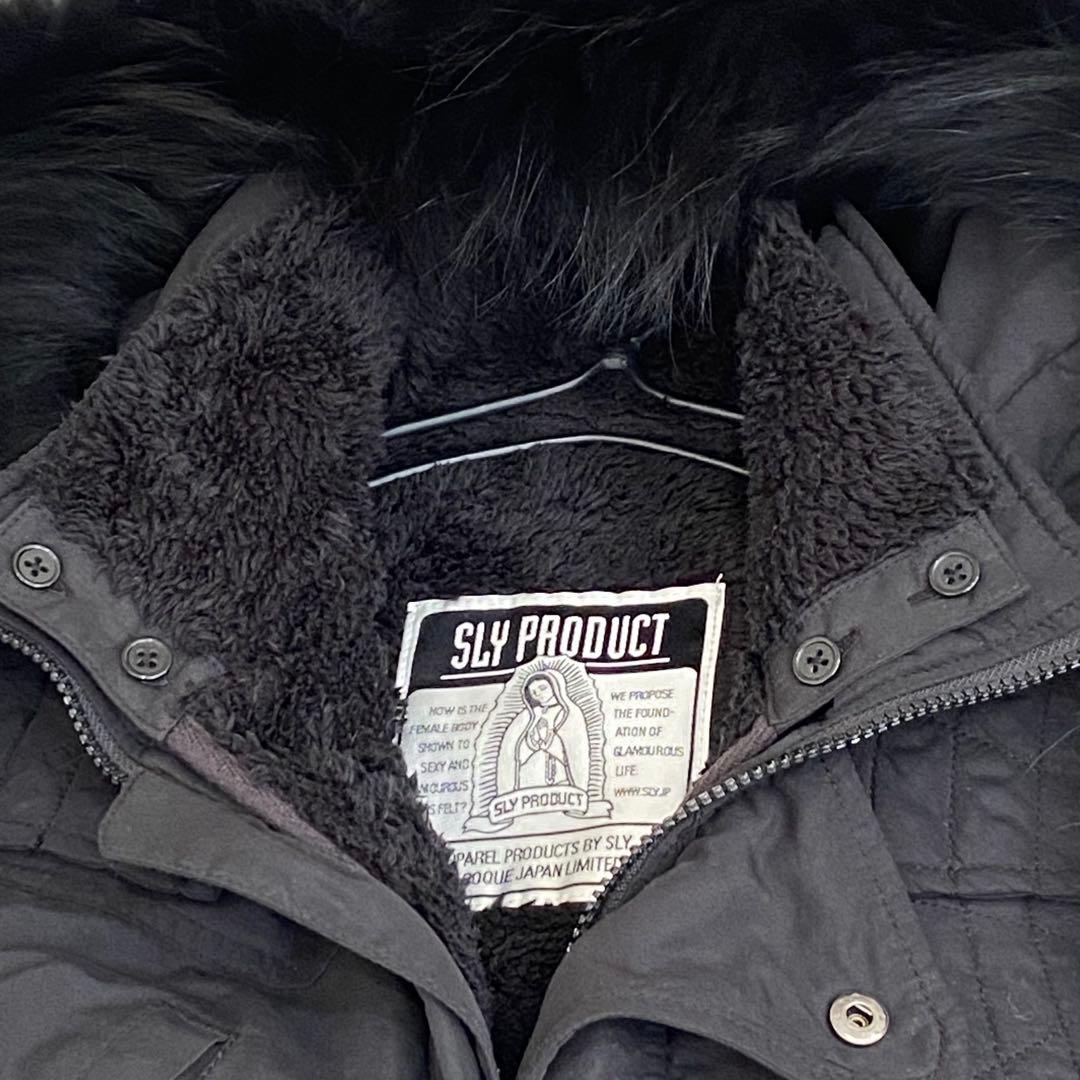 SLY スライ N3B ミリタリー モッズコート ラクーンファー y2k