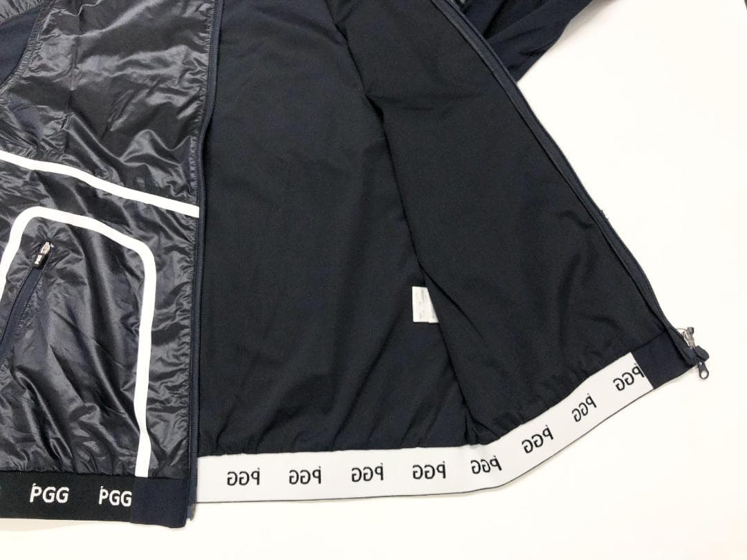 ○★新品未使用　PGG　ナイロンジャケット　6　ネイビー　PEARLYGATES
