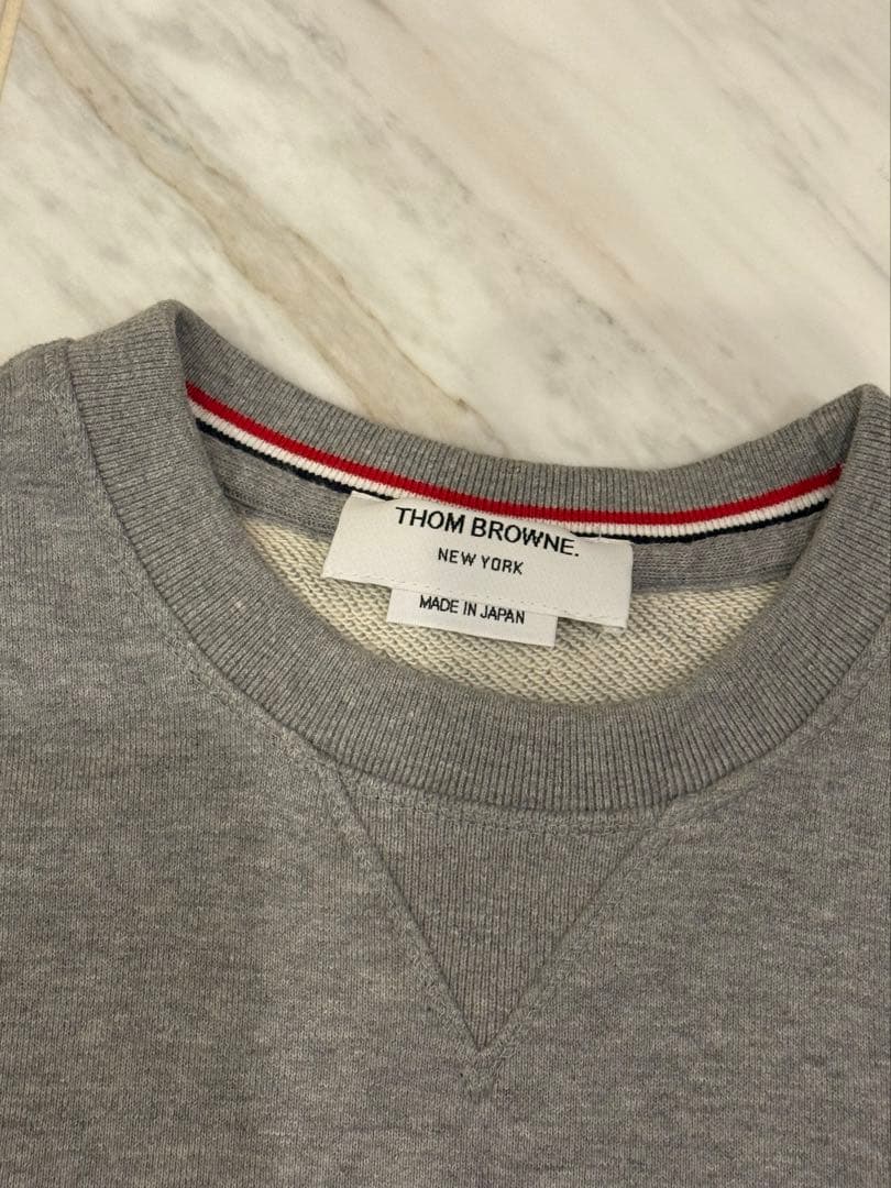 トムブラウン　スウェット　トレーナー　グレー 4サイズ鞠山