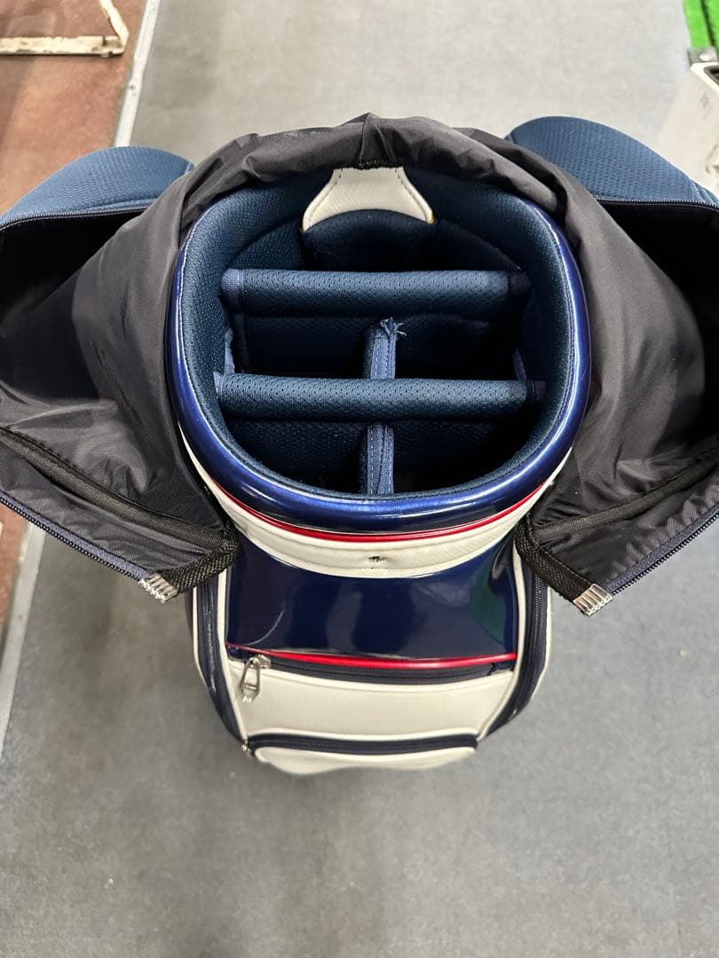 Titleist タイトリスト キャディバッグ ホワイト　トリコロール　9型