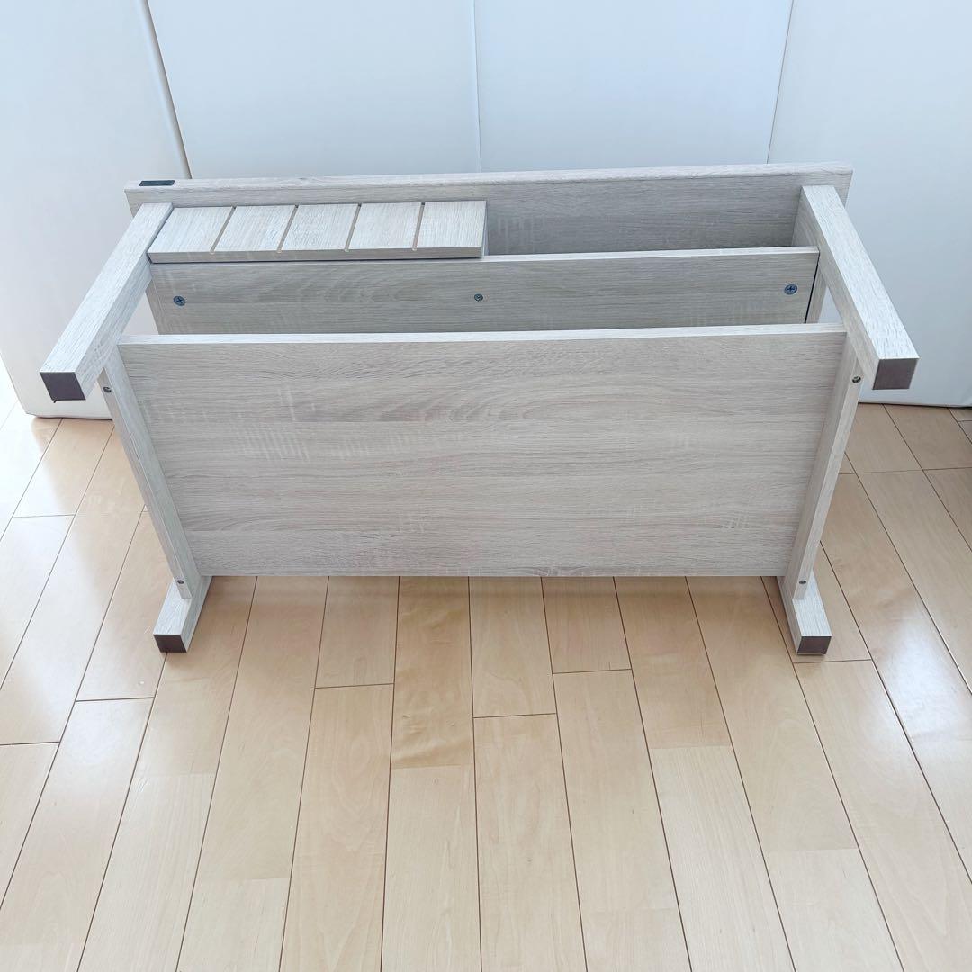 佐藤産業　姫家具　ローテーブル　センターテーブル　ホワイト　アンティークシャビー