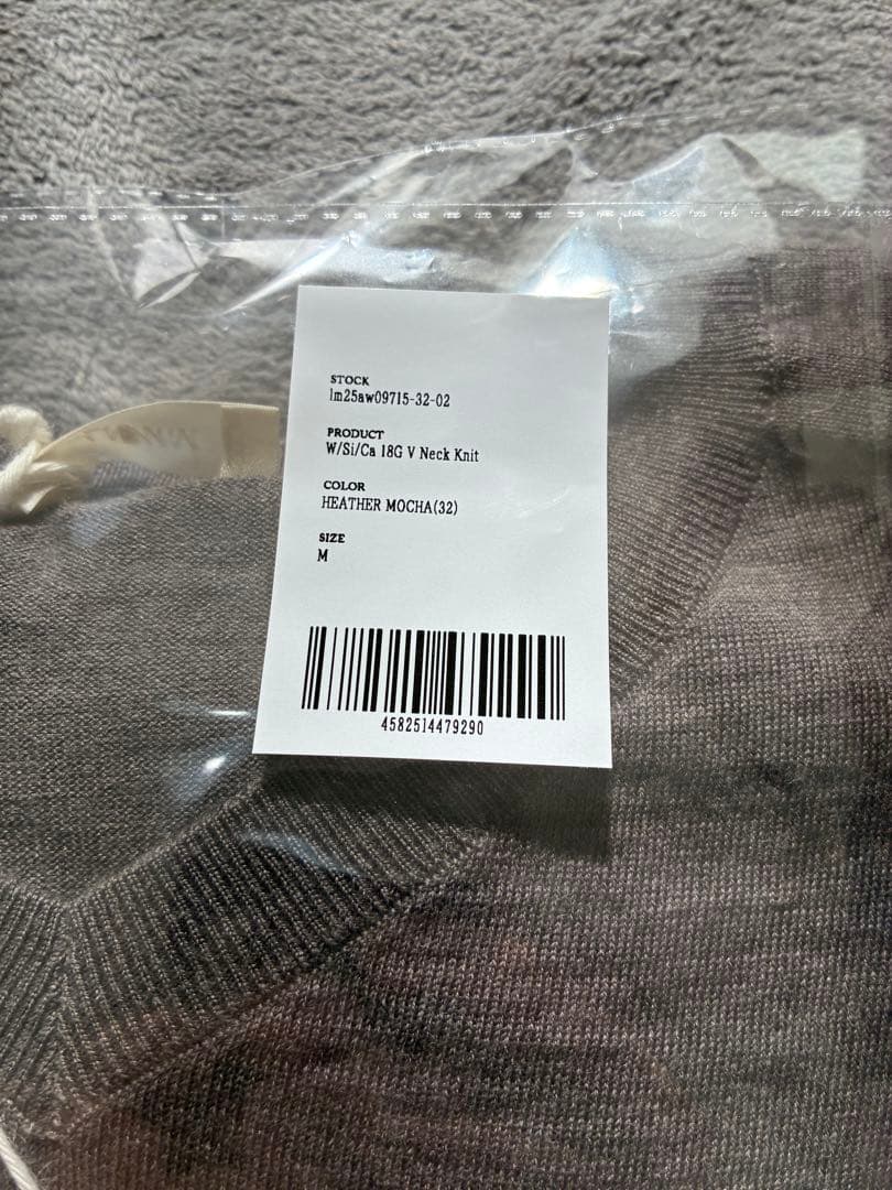 トップス LIDNM/W/Si/Ca 18G V Neck Knit