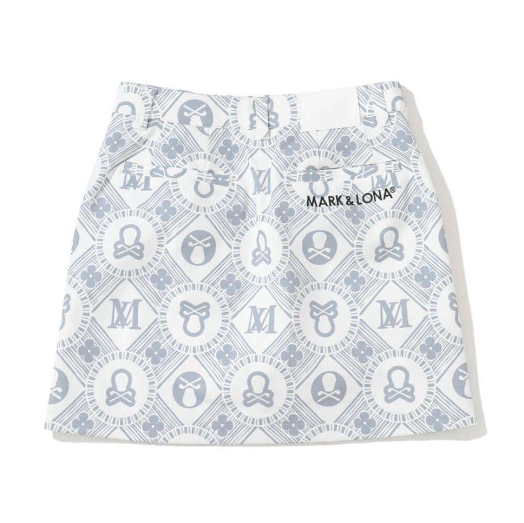 美品✦マークアンドロナ✦2025春夏新作✦Aura Monogram総柄スカート