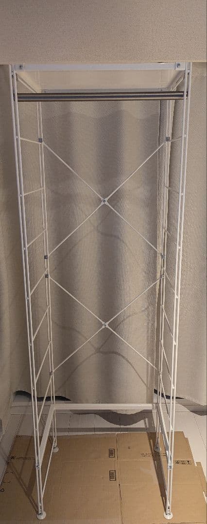 【無印良品】スチールユニットシェルフ/サイズ大/幅56cmタイプ/ ライトグレー