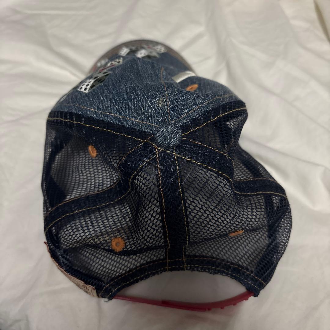 PALACE EVISU デニムメッシュキャップ