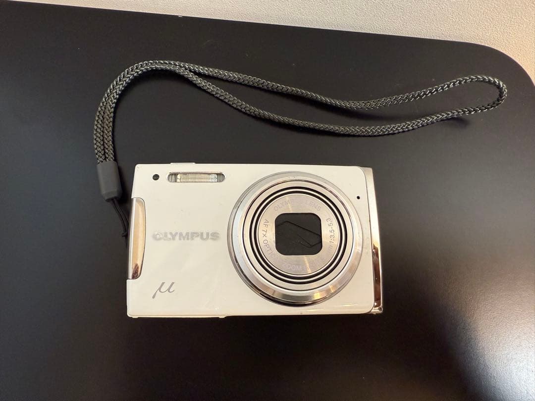 【動作確認済】OLYMPUS μ 1060 コンパクトデジタルカメラ　ホワイト