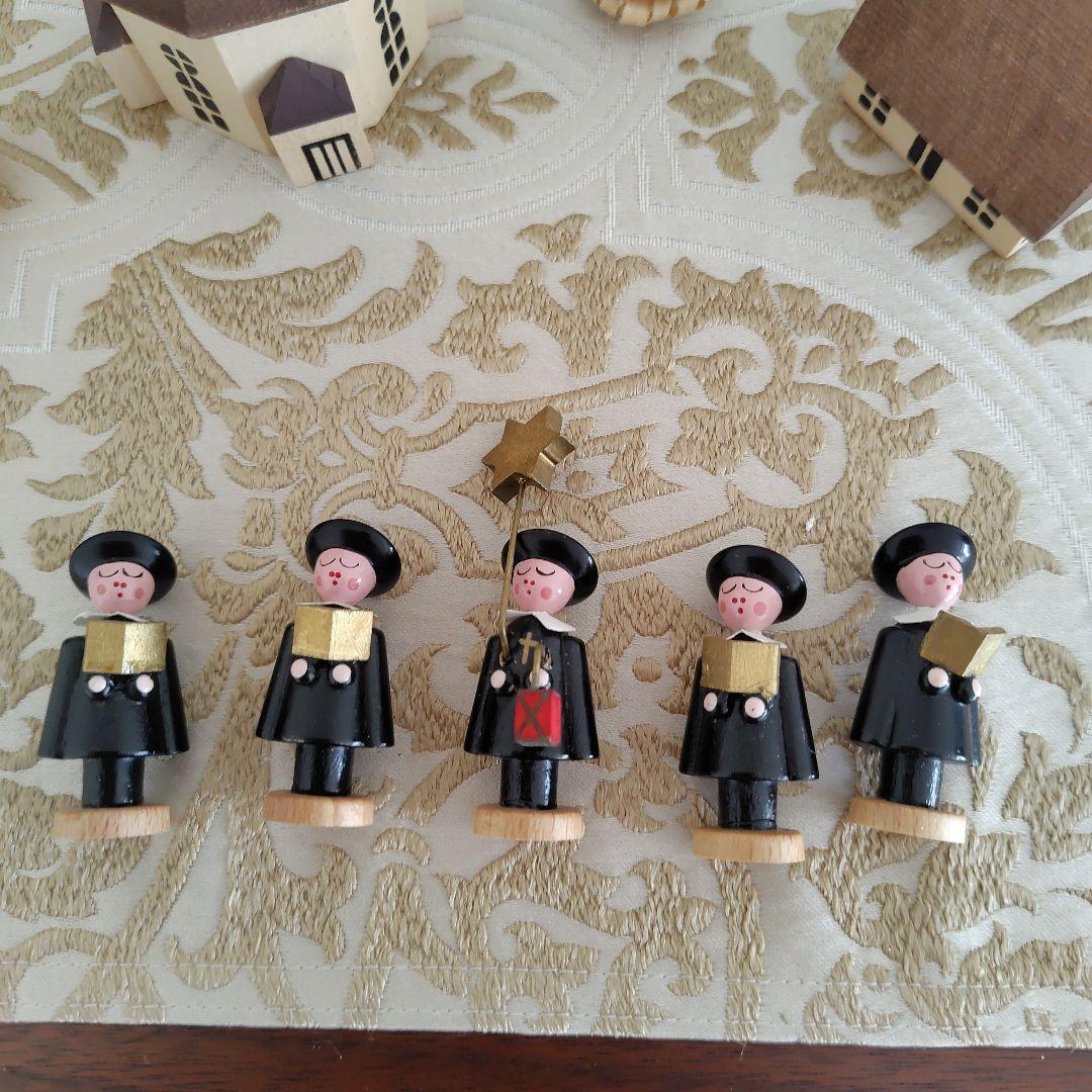 ドイツ ザイフェン　クリスマス 木製 オブジェ