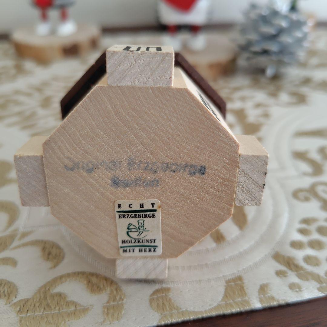 ドイツ ザイフェン　クリスマス 木製 オブジェ